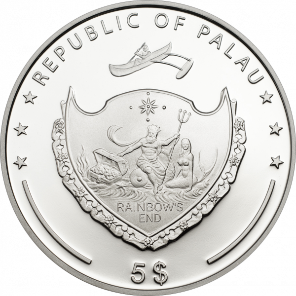 Coin with Swiss Embroidery