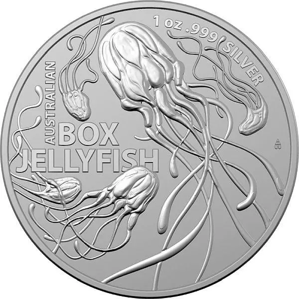 Australien - Box Jellyfish 1 oz Silver 2023 BU Silver