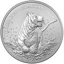 Sumatra-Tiger 1 Oz Silber - Stempelglanz